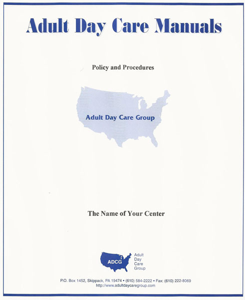 Adult Day Care Manuals Consultants